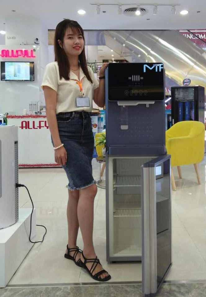 Máy lọc nước nóng lạnh RO có ngăn mát model Exel